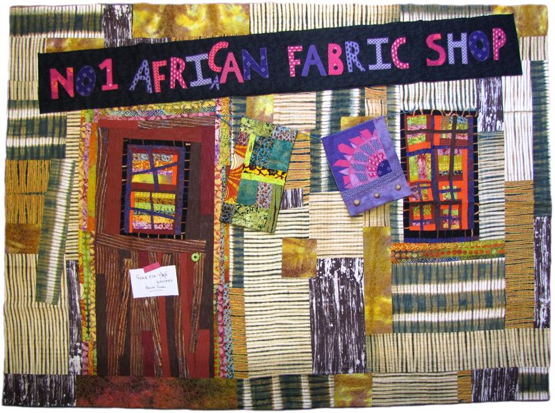 No 1 African Fabric Shop by Helen Conway
