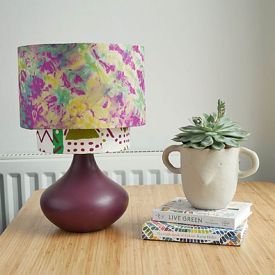 Photo for Two Layer Tie-dye Medium Lampshade