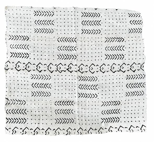 image for White Mud Cloth Fragment