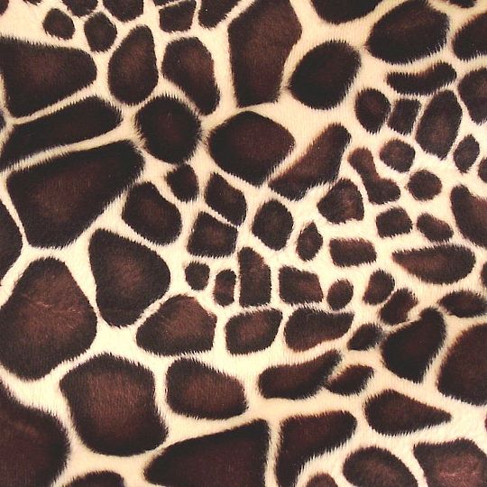 Fun Fur Fabrics Giraffe Fur Small | The African Fabric Shop