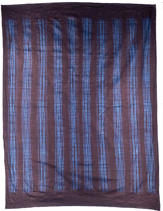 Indigo Cloths Indigo damask - Guinea | The African Fabric Shop