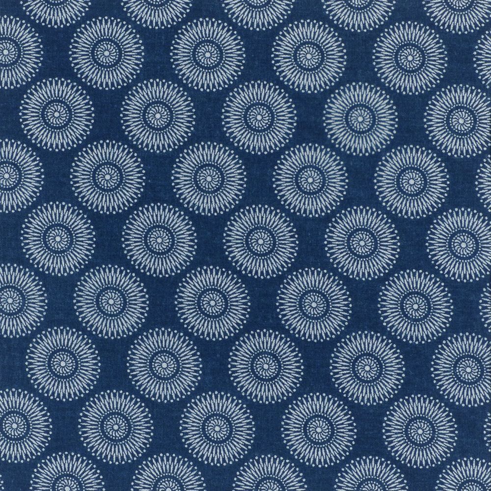 Shwe Shwe Indigos Sunflower Indigo | The African Fabric Shop