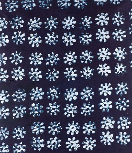 Photo for Fufu Flower Indigo Damask