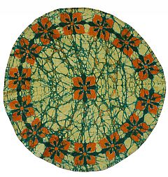 Photo for Small Round Batik Table Cloth