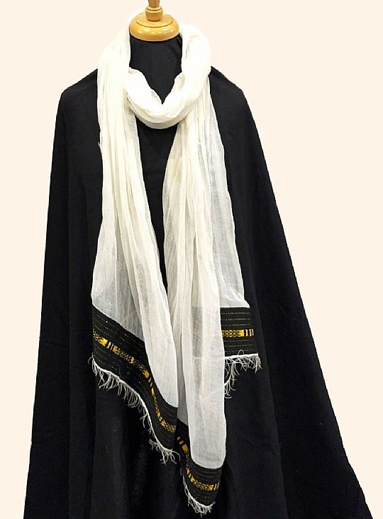 image for Ethiopian Netela - black trim