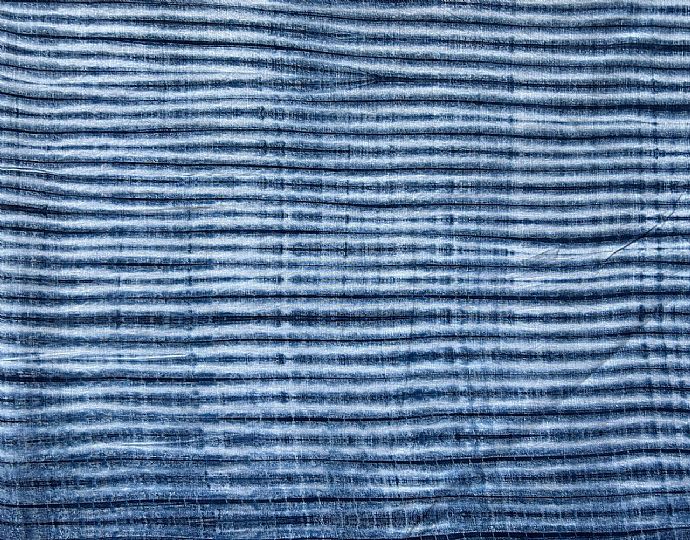 Photo for Indigo Stripe Plain Weave